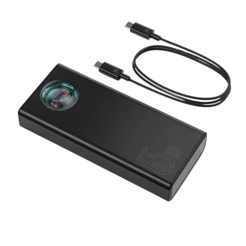 בנק כוח נייד Baseus 65W 30000mAh QC3.0 טעינה מהירה סוג C נייד טעינה מהירה סוללה חיצונית