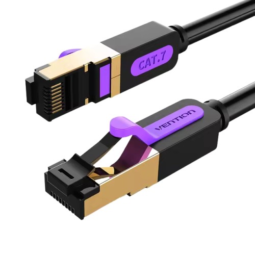כבל Ethernet של Vention Cat 7 כבל Lan STP RJ45 כבל רשת עבור כבל תיקון תואם למחשב נתב מחשב נייד כבל רשת 10 מטר