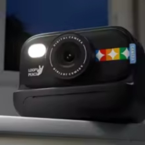 מצלמת הדפסה מיידית צבעונית לילדים, מתנות יום הולדת לחג המולד לבנות בנים, מצלמות וידאו דיגיטליות HD ללא דיו נייר תרמי