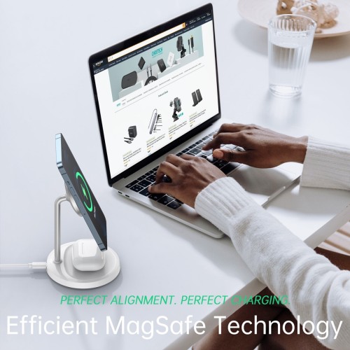 מעמד טעינה אלחוטי Choetech Magsafe לטעינה מהירה 2 ב-1
