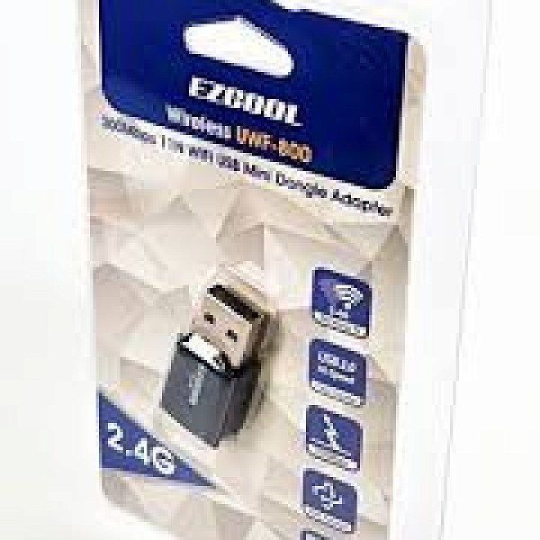 מתאם רשת אלחוטי משולב בלוטות' EZCool BWA-260 USB -600Mbps
