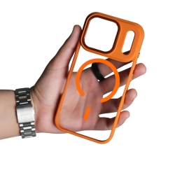 כיסוי שקוף מגנטי כתום קוסמי