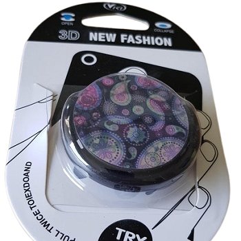 טבעת גב מתקפל של VICI עם דפוס פרחוני צבעוני