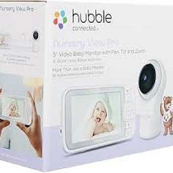 מוניטור תינוקות מדגם Hubble Nursery View Pro בגודל 5 אינץ