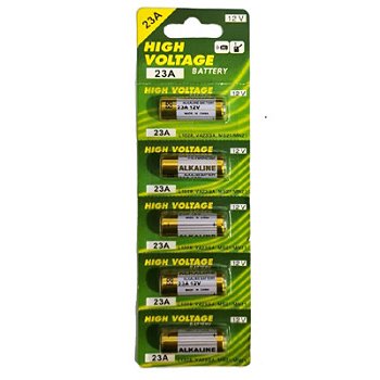 סוללות 23A מתח 12V חמישיית סוללות